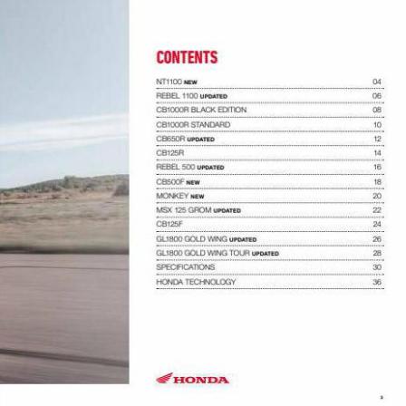 Honda Street & Touring 2022. Page 3