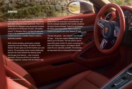 Porsche Boxster 25 years edition. Page 32