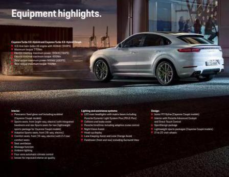 The new Cayenne Turbo S E-Hybrid models. Page 36