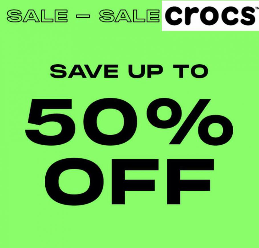 Save Up To 50% OFF. Crocs (2022-03-13-2022-03-13)
