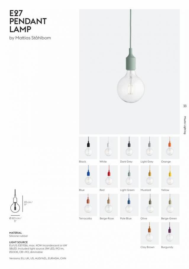 Muuto Lighting Catalog. Page 35