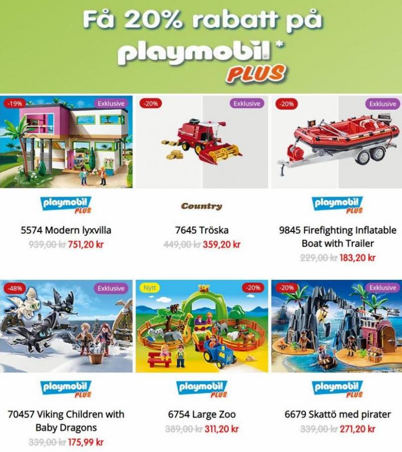 Missa inte det: 20 % rabatt på Playmobil PLUS-utbudet. Page 2