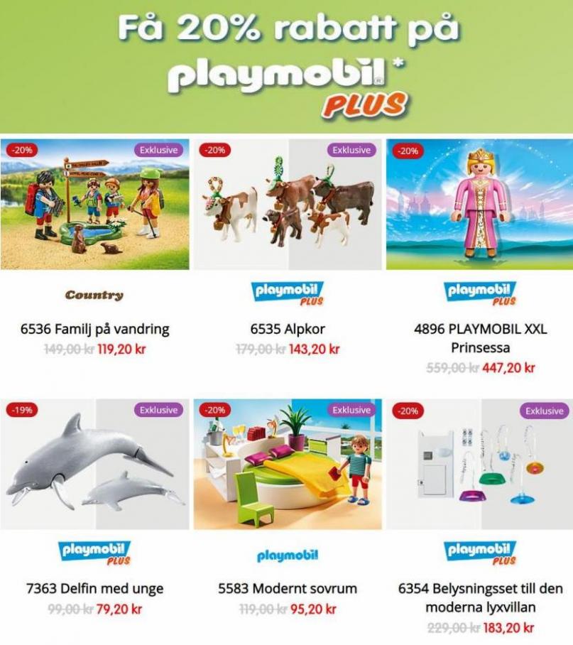 Missa inte det: 20 % rabatt på Playmobil PLUS-utbudet. Page 15