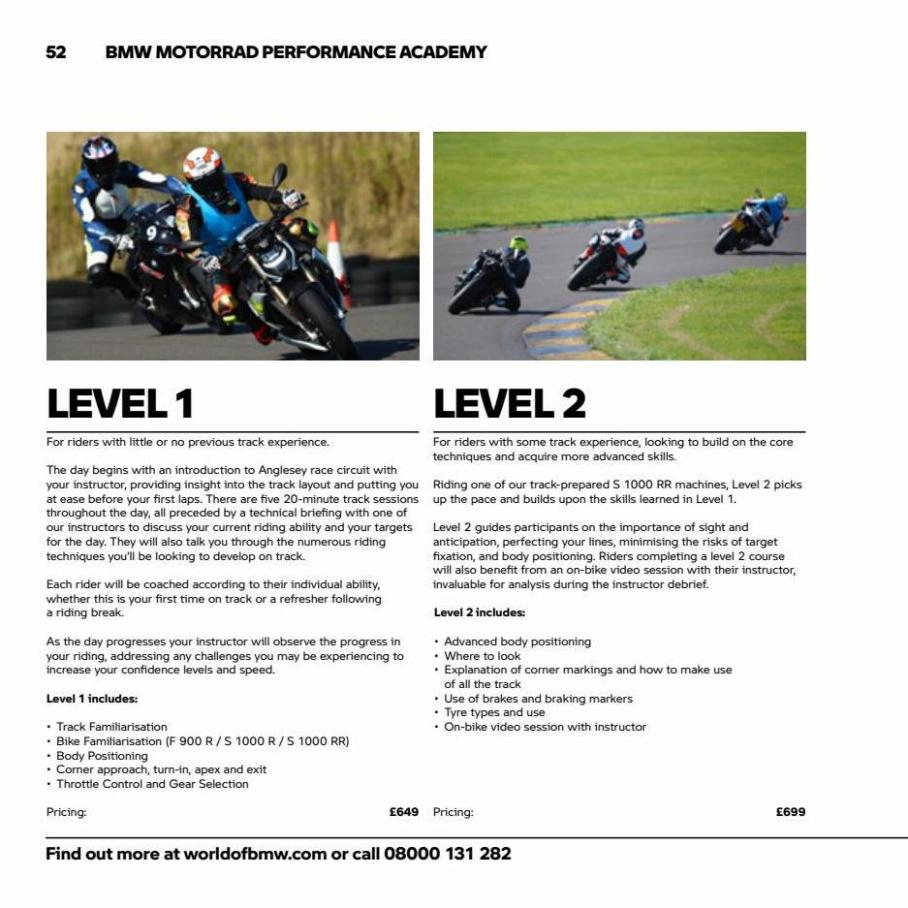 World of BMW Activity Brochure 2022. Page 52