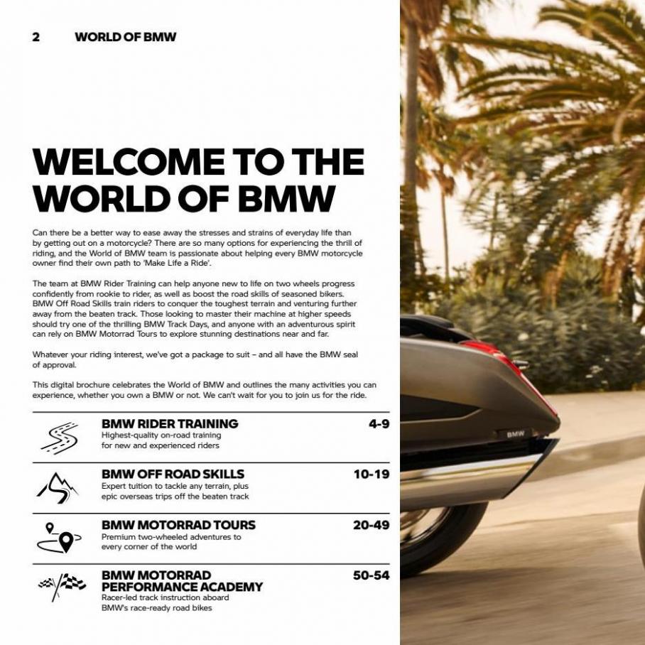 World of BMW Activity Brochure 2022. Page 2