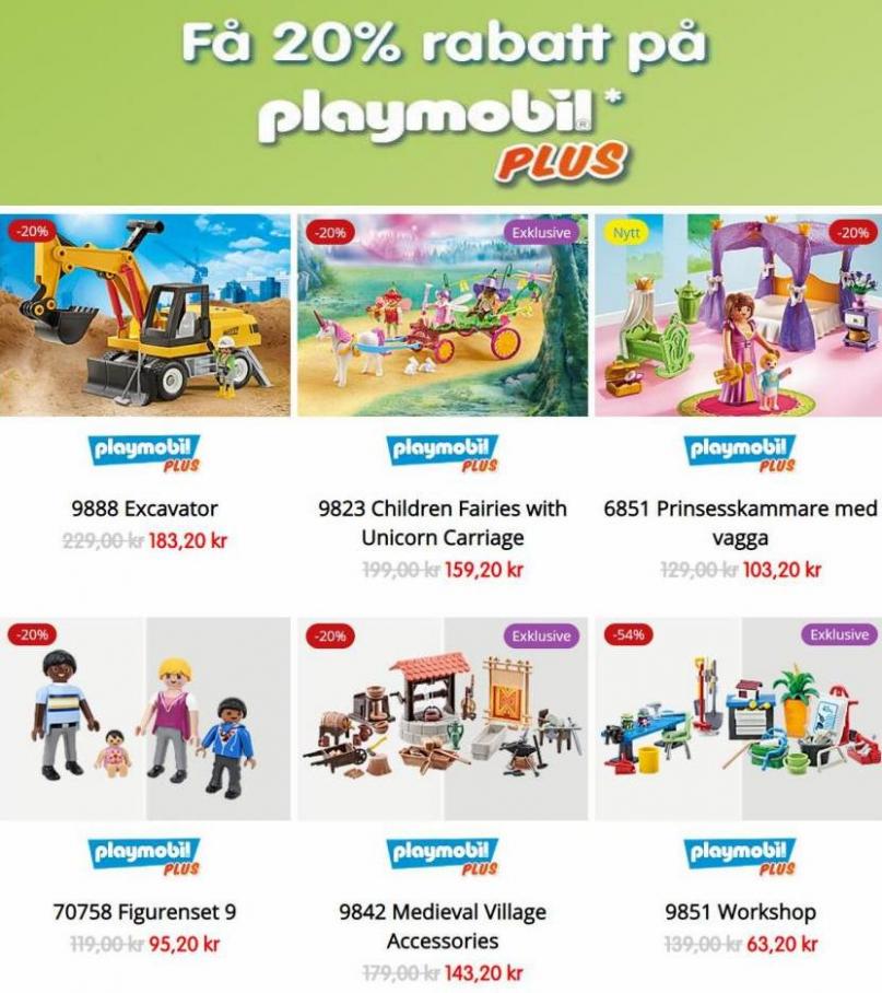 Missa inte det: 20 % rabatt på Playmobil PLUS-utbudet. Page 14