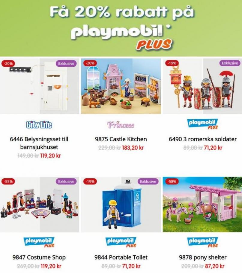 Missa inte det: 20 % rabatt på Playmobil PLUS-utbudet. Page 10