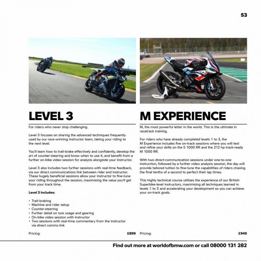 World of BMW Activity Brochure 2022. Page 53