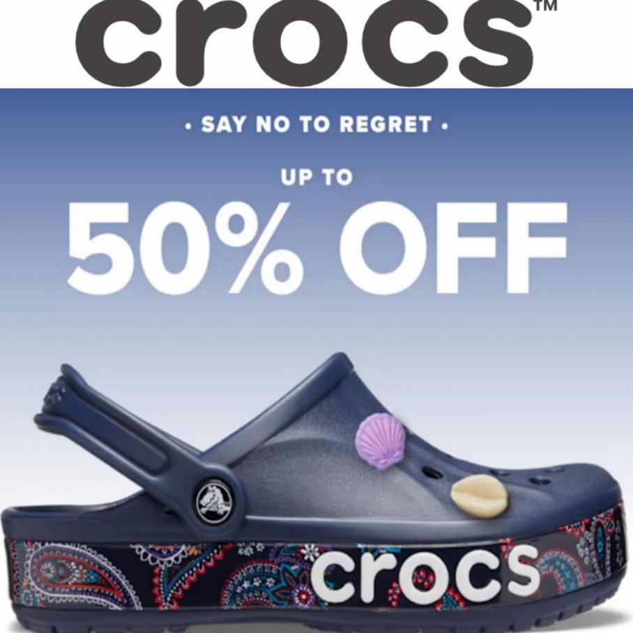 Up To 50% Off. Crocs (2022-04-19-2022-04-19)