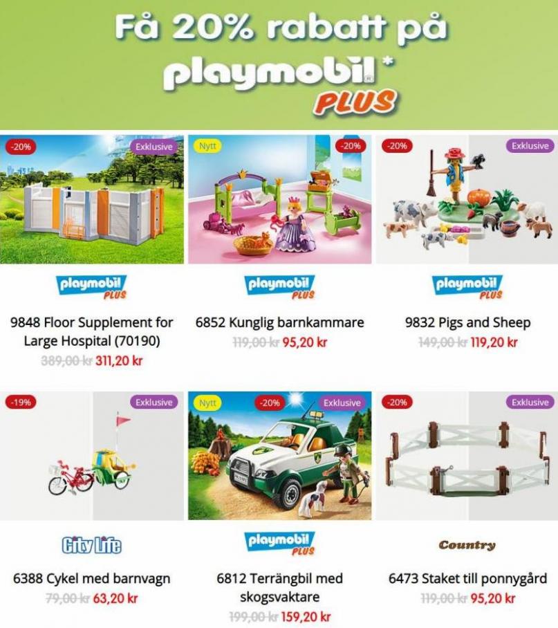 Missa inte det: 20 % rabatt på Playmobil PLUS-utbudet. Page 11