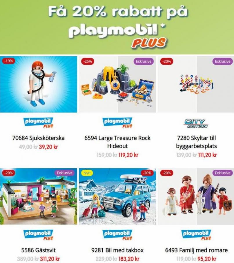 Missa inte det: 20 % rabatt på Playmobil PLUS-utbudet. Page 12