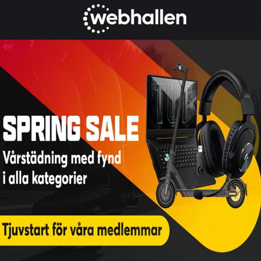 Webhallen Spring Sale. Webhallen (2022-04-25-2022-04-25)