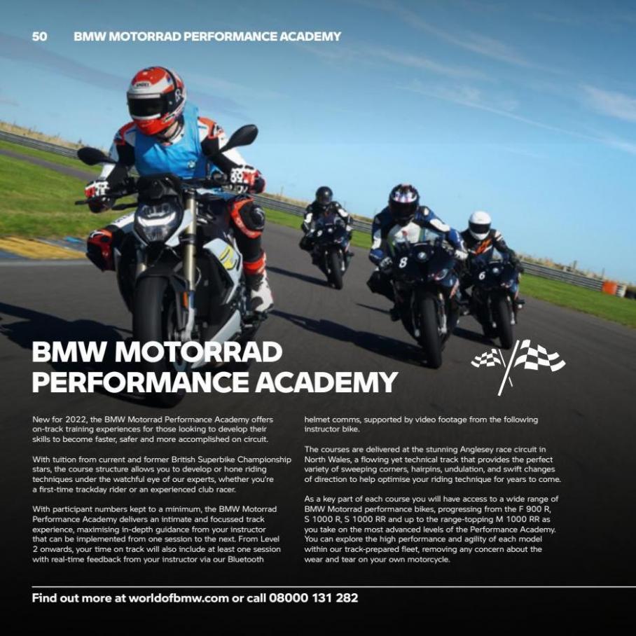 World of BMW Activity Brochure 2022. Page 50