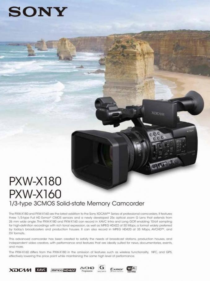 Sony PXW-X160 & 180. Sony (2022-06-24-2022-06-24)