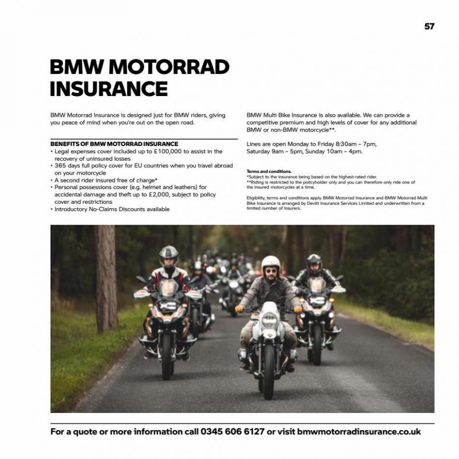 World of BMW Activity Brochure 2022. Page 57
