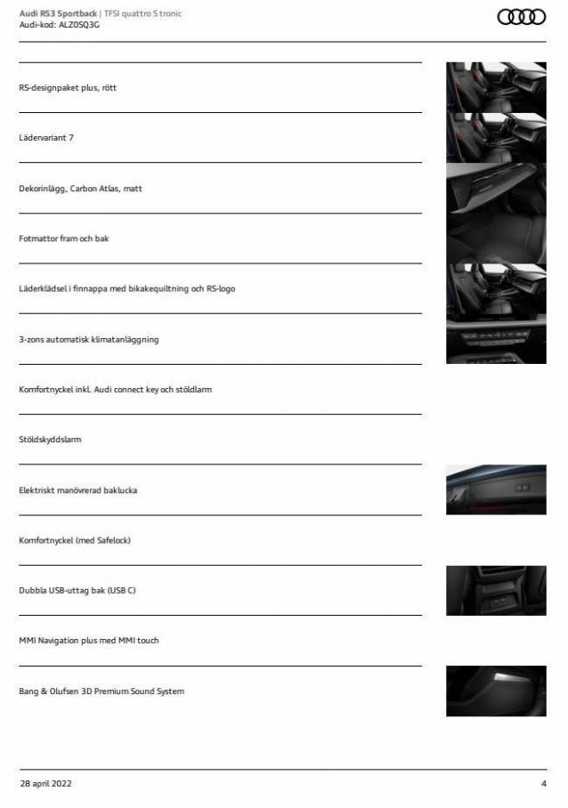 Audi RS 3 Sportback. Page 4