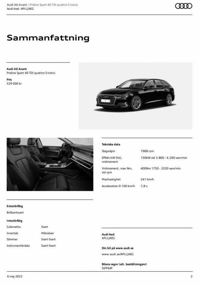 Audi A6 Avant. Page 2