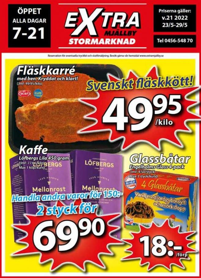 Extra Mjällby Stormarknad veckans blad. Extra Mjällby Stormarknad (2022-05-29-2022-05-29)