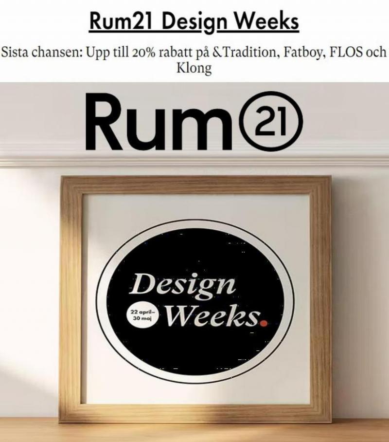 Rum21 Design Weeks. Rum 21 (2022-05-08-2022-05-08)