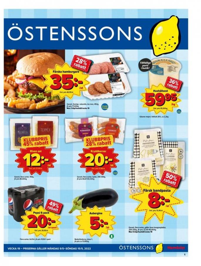Veckans Erbjudanden Östenssons. Östenssons (2022-05-15-2022-05-15)