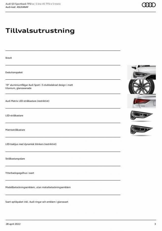 Audi Q3 Sportback TFSI e. Page 3