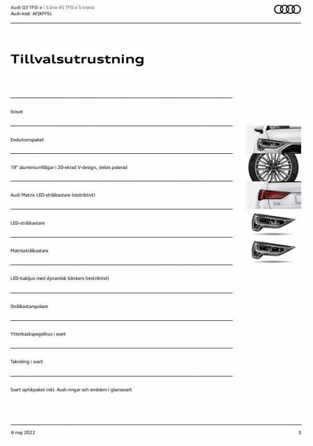 Audi Q3 TFSI e. Page 3