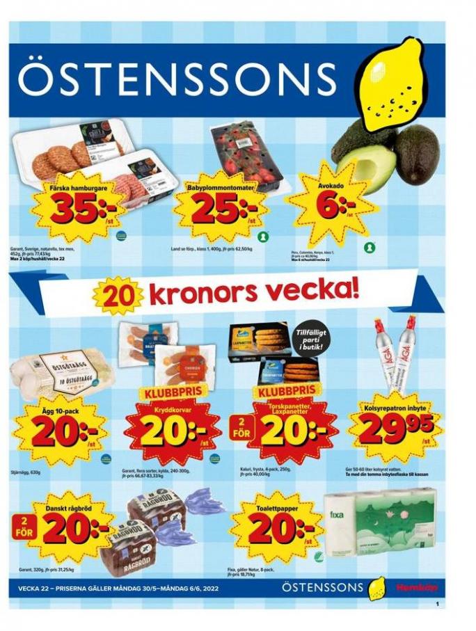 Veckans Erbjudanden Östenssons. Östenssons (2022-06-06-2022-06-06)