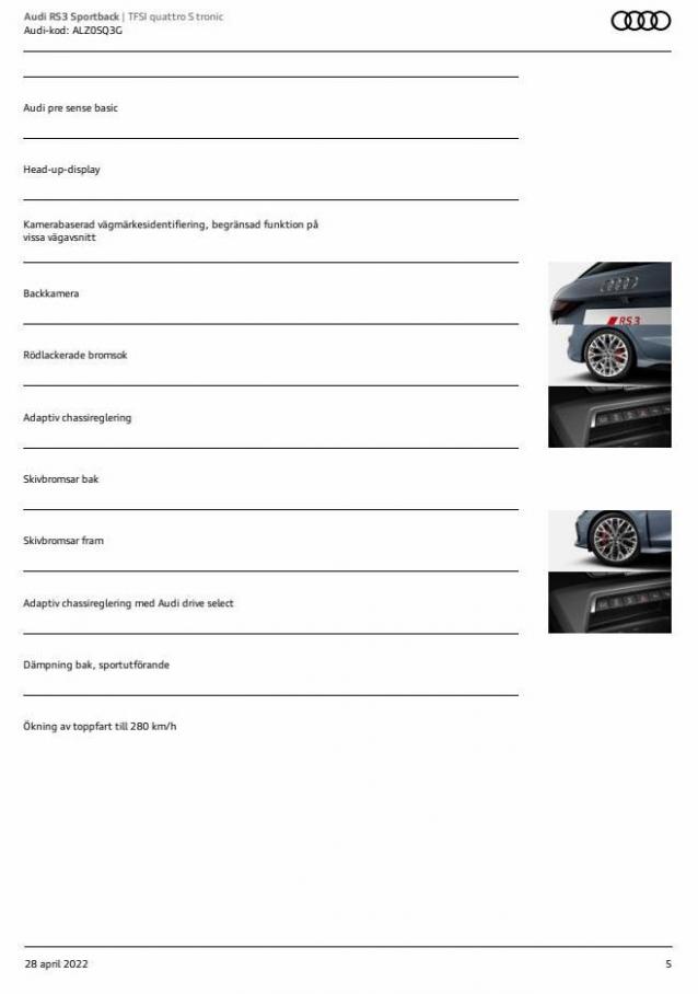 Audi RS 3 Sportback. Page 5