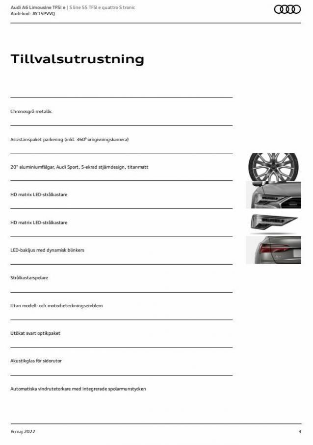 Audi A6 Sedan TFSI e. Page 3