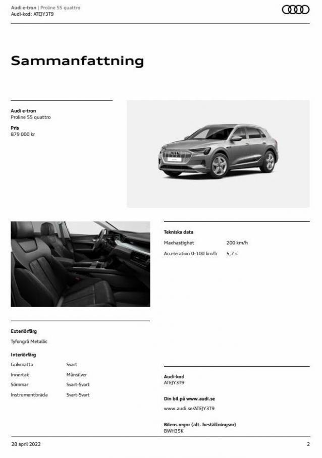 Audi e-tron. Page 2