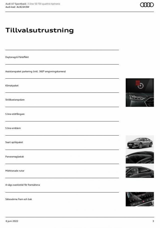 Audi A7 Sportback. Page 3
