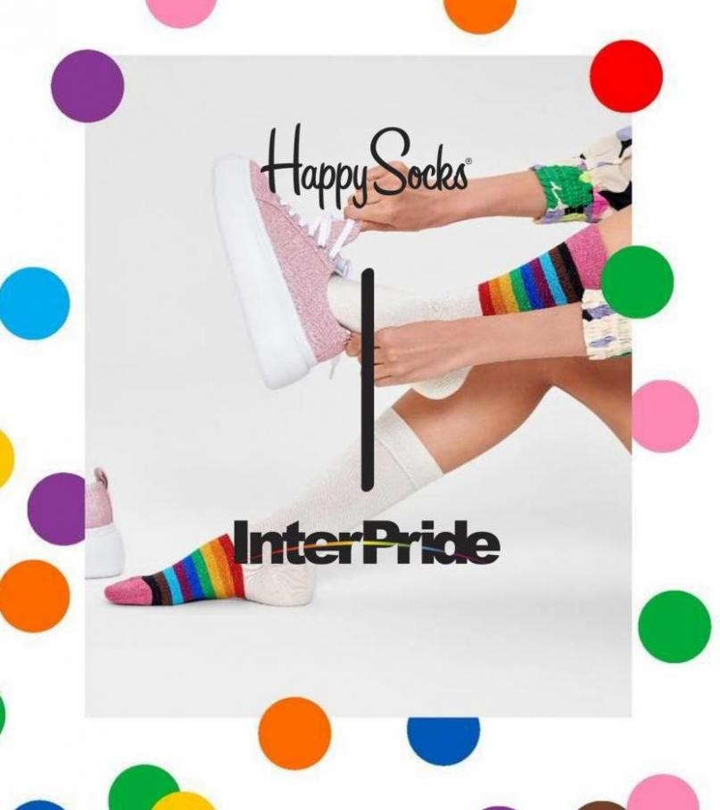 Pridestrumpor: Always walk with pride. Happy Socks (2022-06-28-2022-06-28)