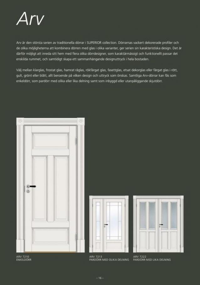 SUPERIOR collection - exklusiva innerdörrar. Page 16