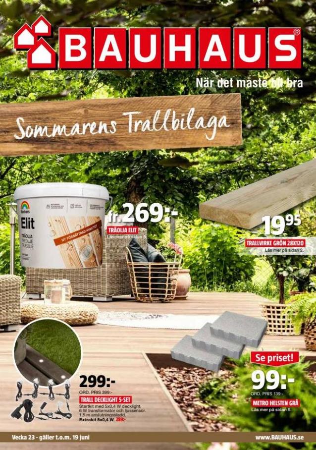 Bauhaus Erbjudande Sommarens Trallbilaga. Bauhaus (2022-06-19-2022-06-19)