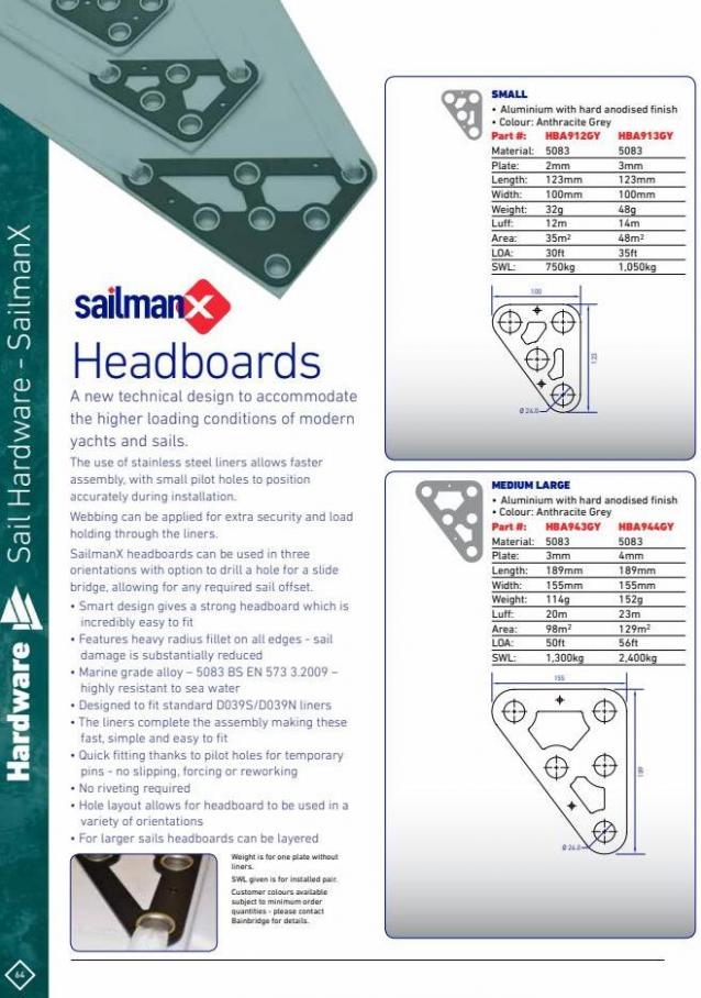 BA1 Sailmaking Catalogue. Page 66