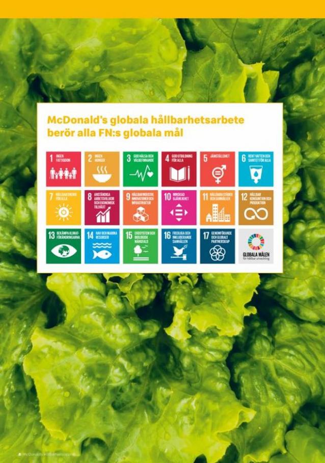 McDonald’s Hållbarhetsrapport 2021. Page 8