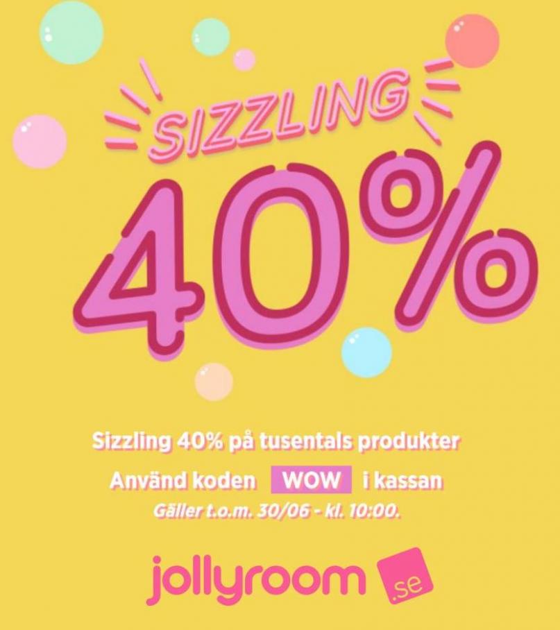 Sizzling 40%. Jollyroom (2022-06-30-2022-06-30)