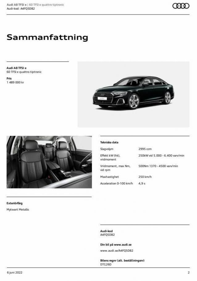 Audi A8 TFSI e. Page 2