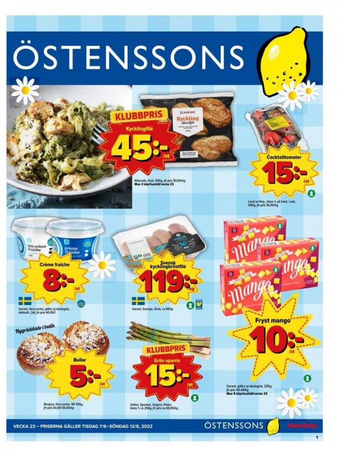 Veckans Erbjudanden Östenssons. Östenssons (2022-06-12-2022-06-12)