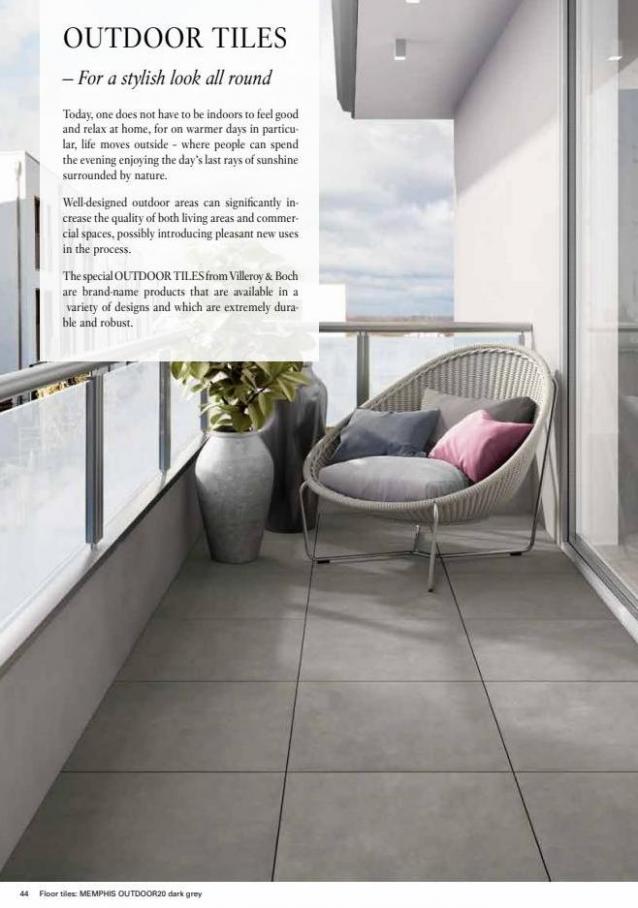 Tiles Outdoor areas. Page 44