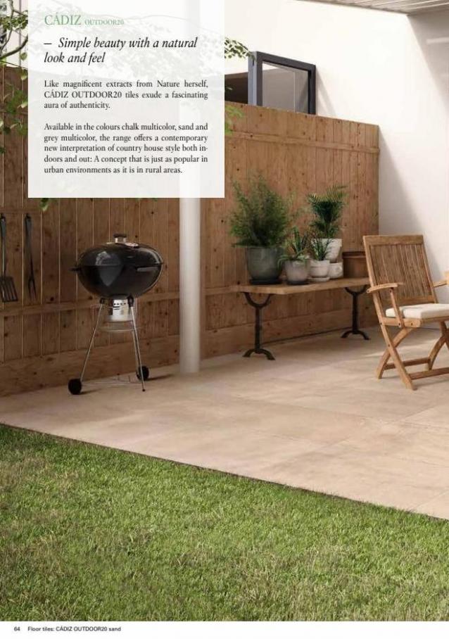 Tiles Outdoor areas. Page 64