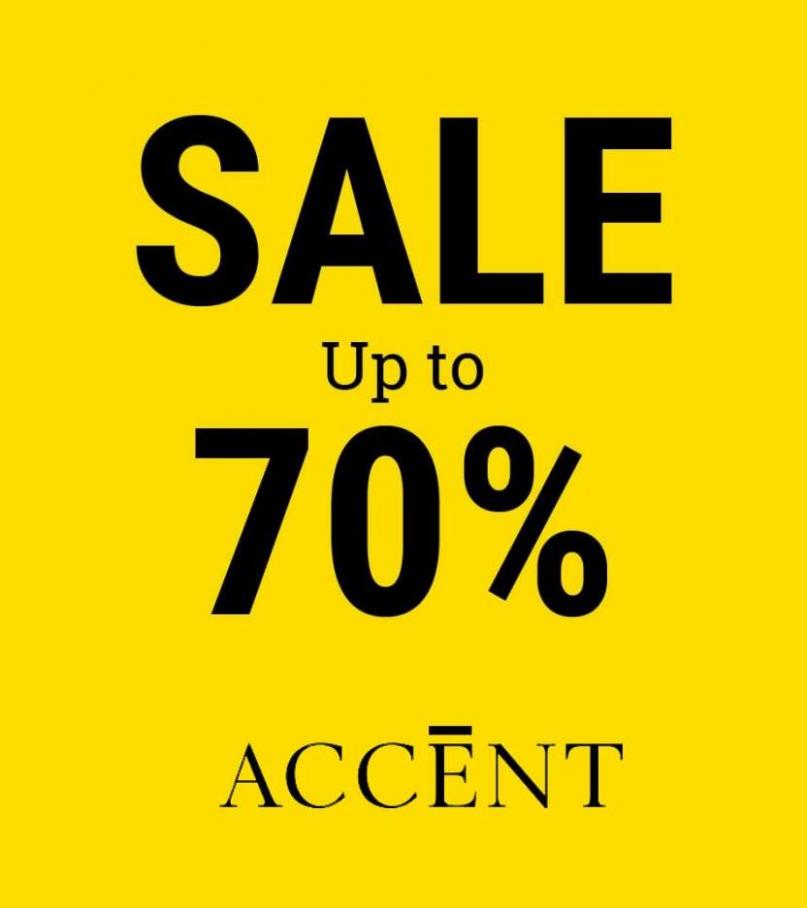 Sale up to 70%. Accent (2022-08-13-2022-08-13)