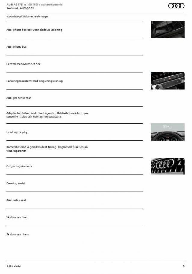 Audi A8 TFSI e. Page 6