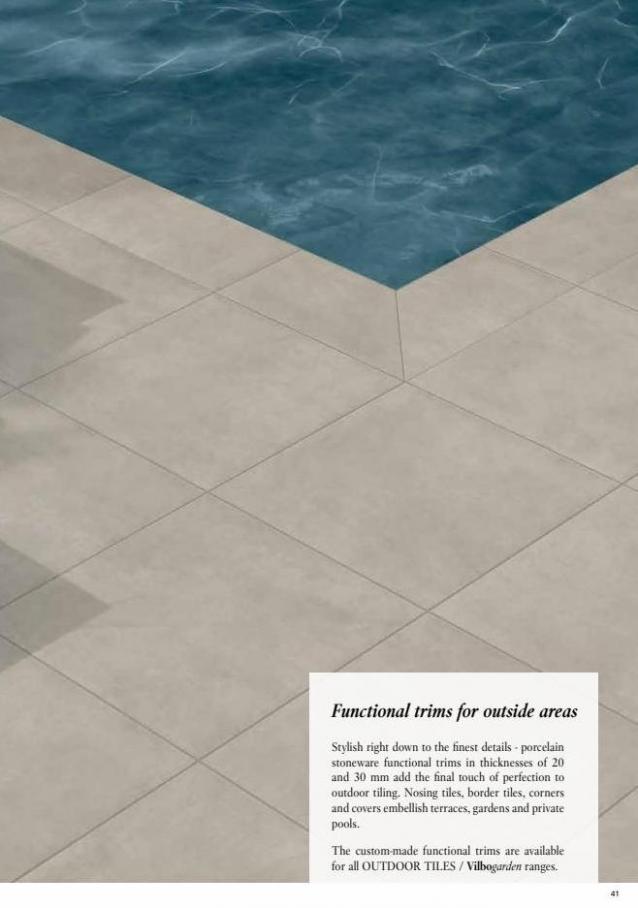 Tiles Outdoor areas. Page 41