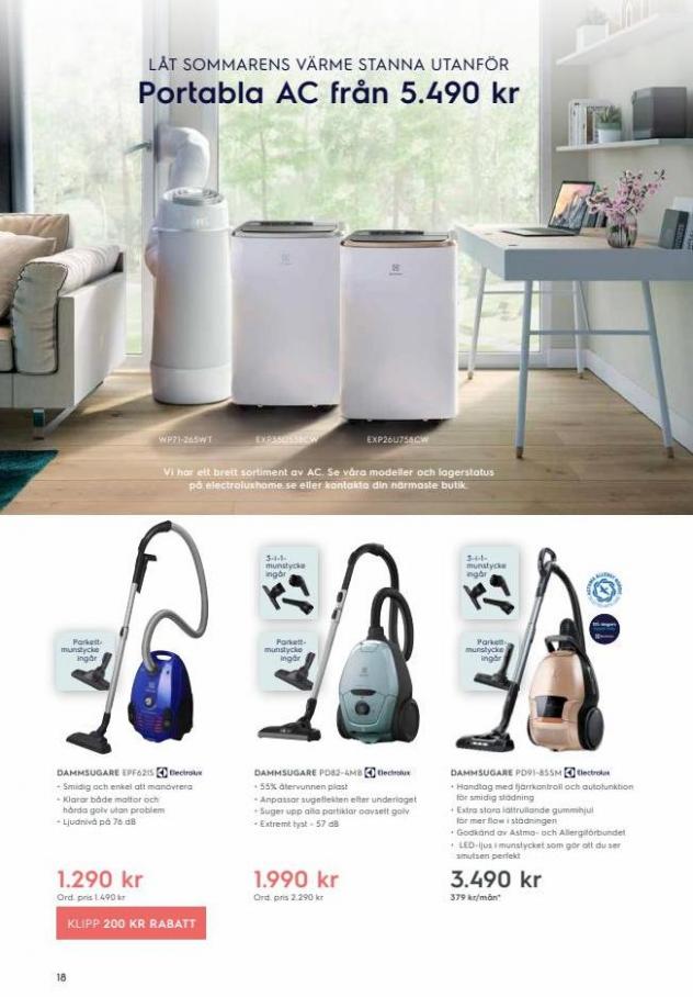 Electrolux Home Erbjudande Kampanjer. Page 18