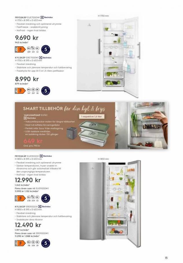 Electrolux Home Erbjudande Kampanjer. Page 15