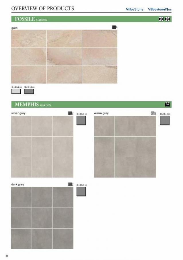Tiles Outdoor areas. Page 36