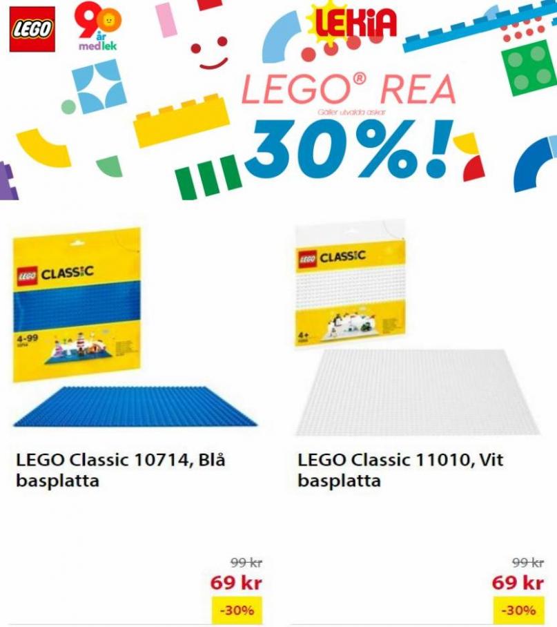 Lego 30% - Sista Chansen!. Lekia (2022-08-31-2022-08-31)