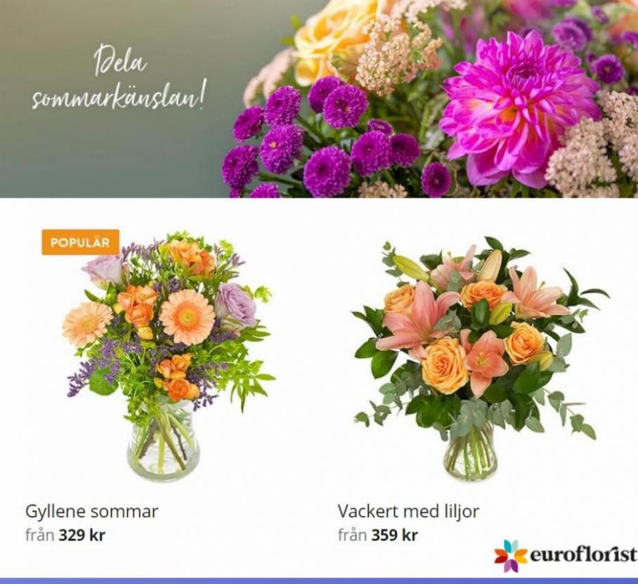Sommarens vackraste blommor. Euroflorist (2022-08-11-2022-08-11)