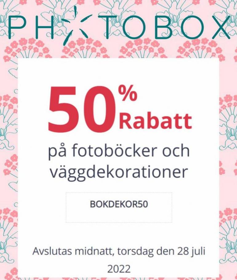 50% Rabatt!. Photobox (2022-07-28-2022-07-28)